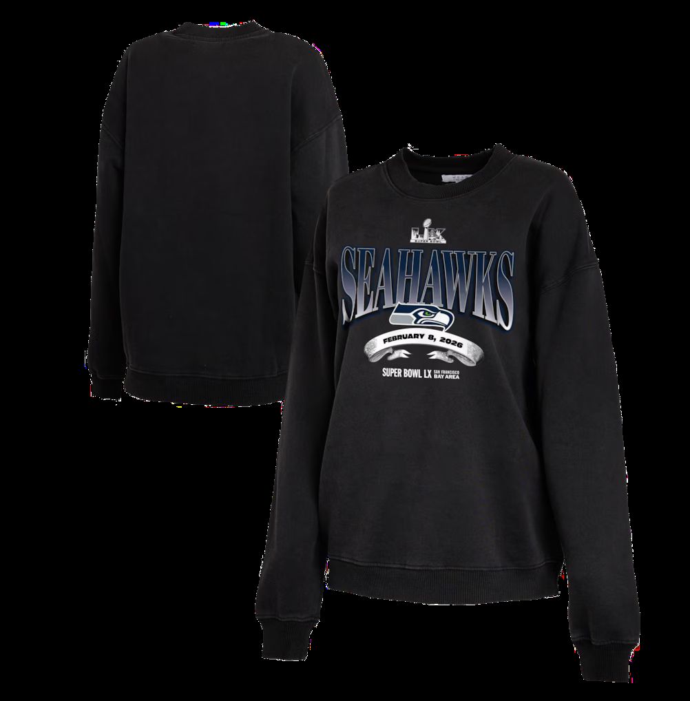 Men 2026 Nike NFL Seattle Seahawks long sleeved T-shirt black 015